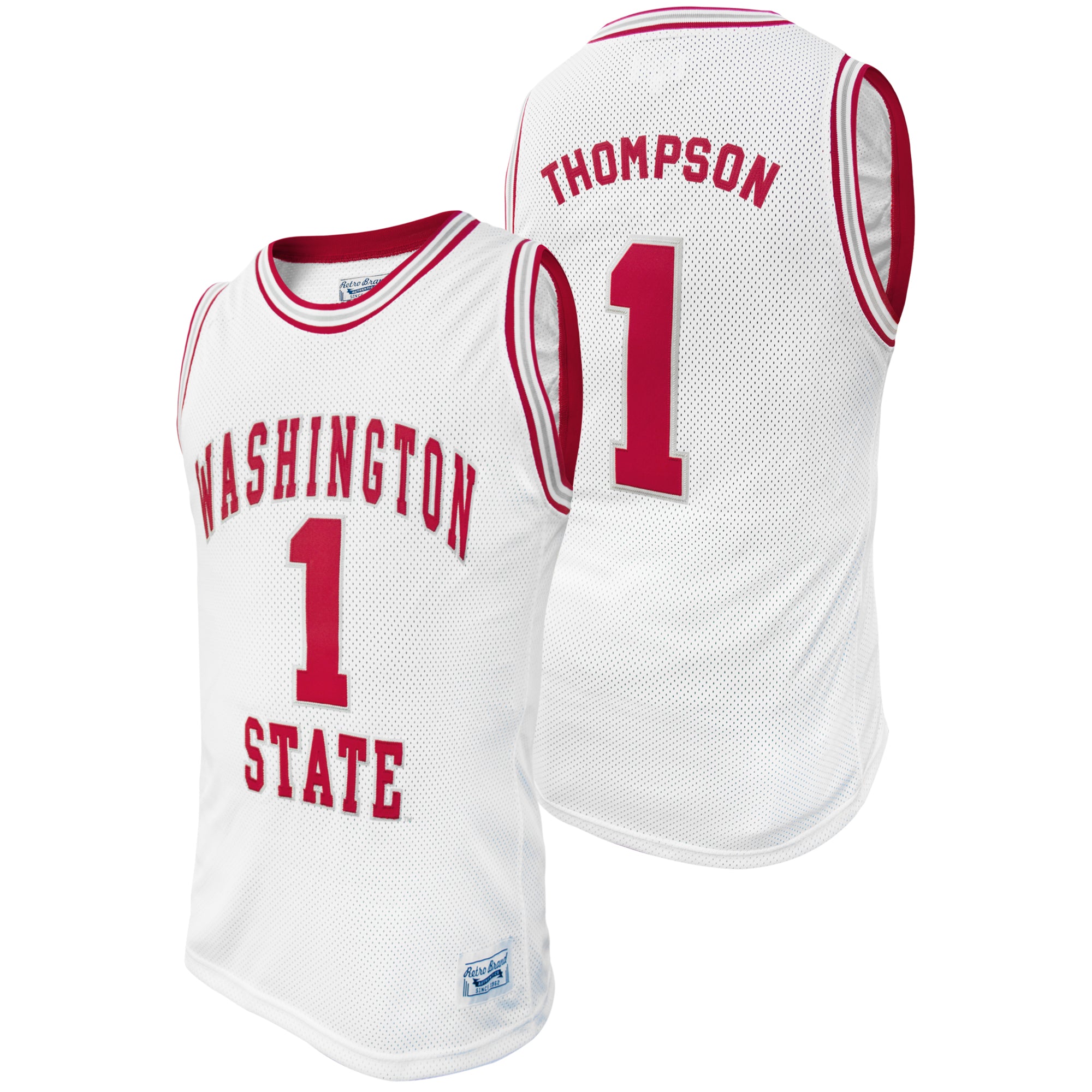 Washington State University Klay Thompson Throwback Jersey ORIGINAL RETRO BRAND