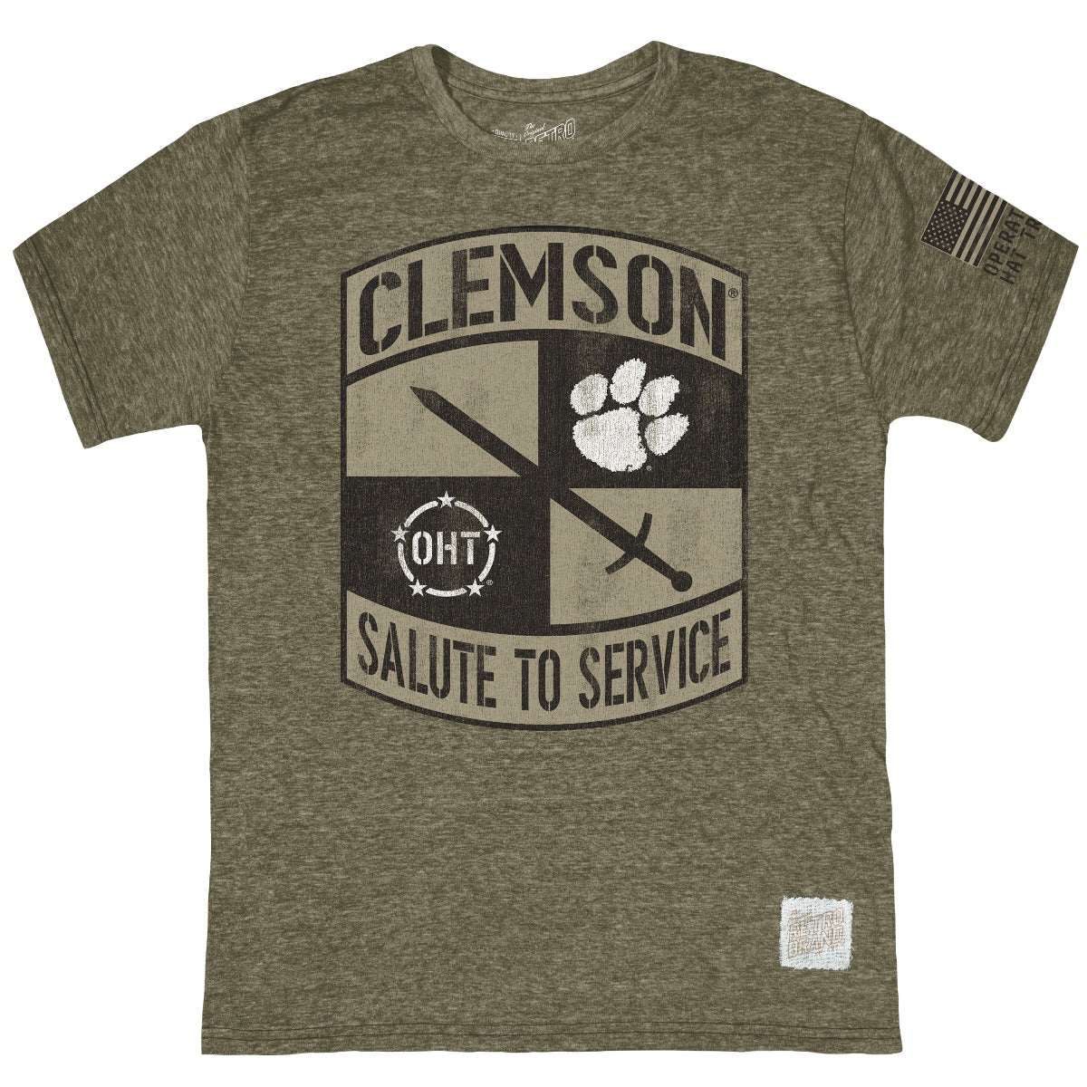 Clemson Operation Hat Trick Tri-Blend Tee