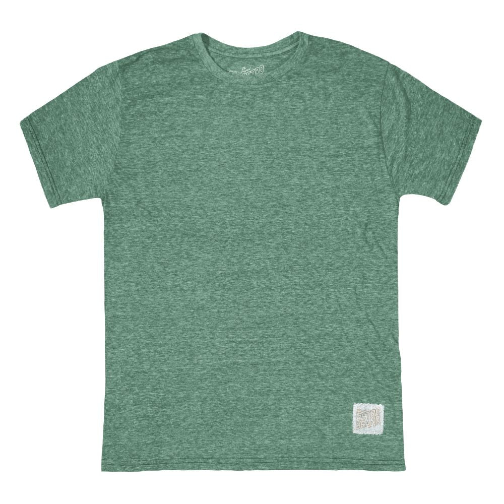 Retro Comfort tri-blend unisex short sleeve blank tee in streaky sprite