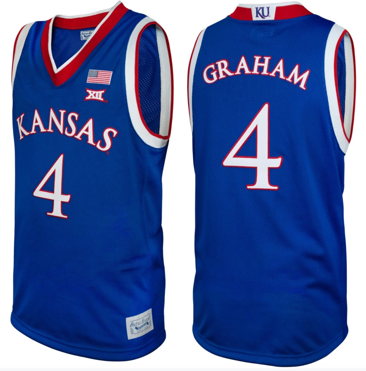 Kansas Jayhawks Devonte' Graham Throwback Jersey