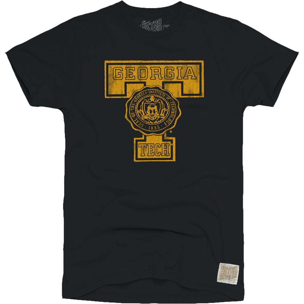 Georgia Tech Crest 100% Cotton Unisex Tee