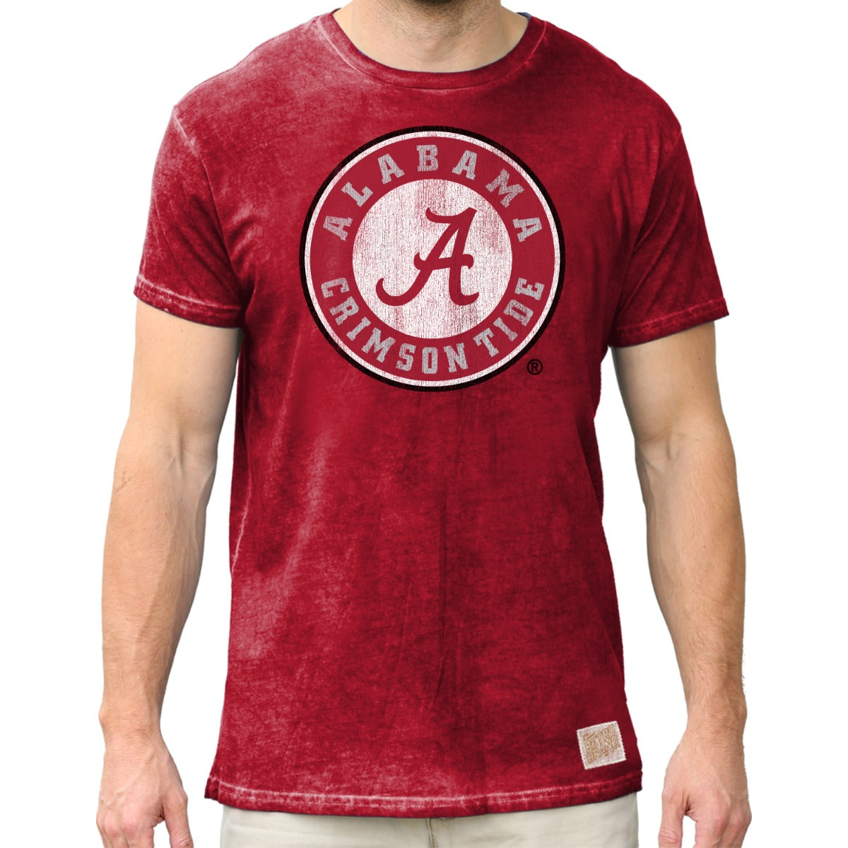 Alabama Crimson Tide 100% Cotton Oil Wash Unisex Tee