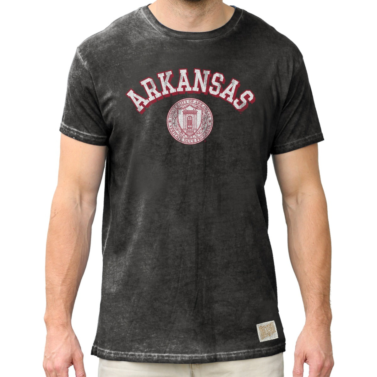 Arkansas Razorbacks Oil Wash Unisex Tee
