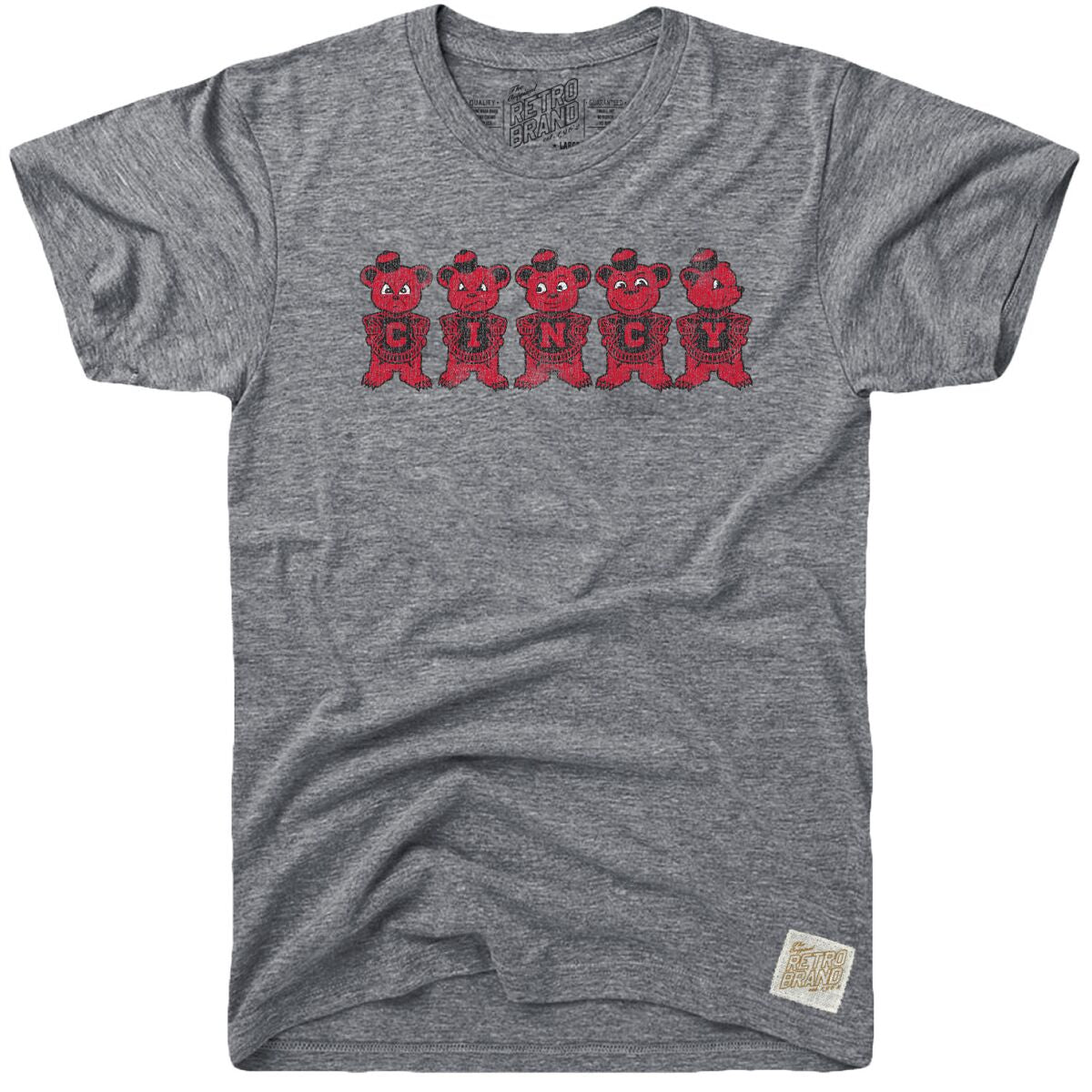 Cincinnati Bearcats Tri-Blend Unisex Tee