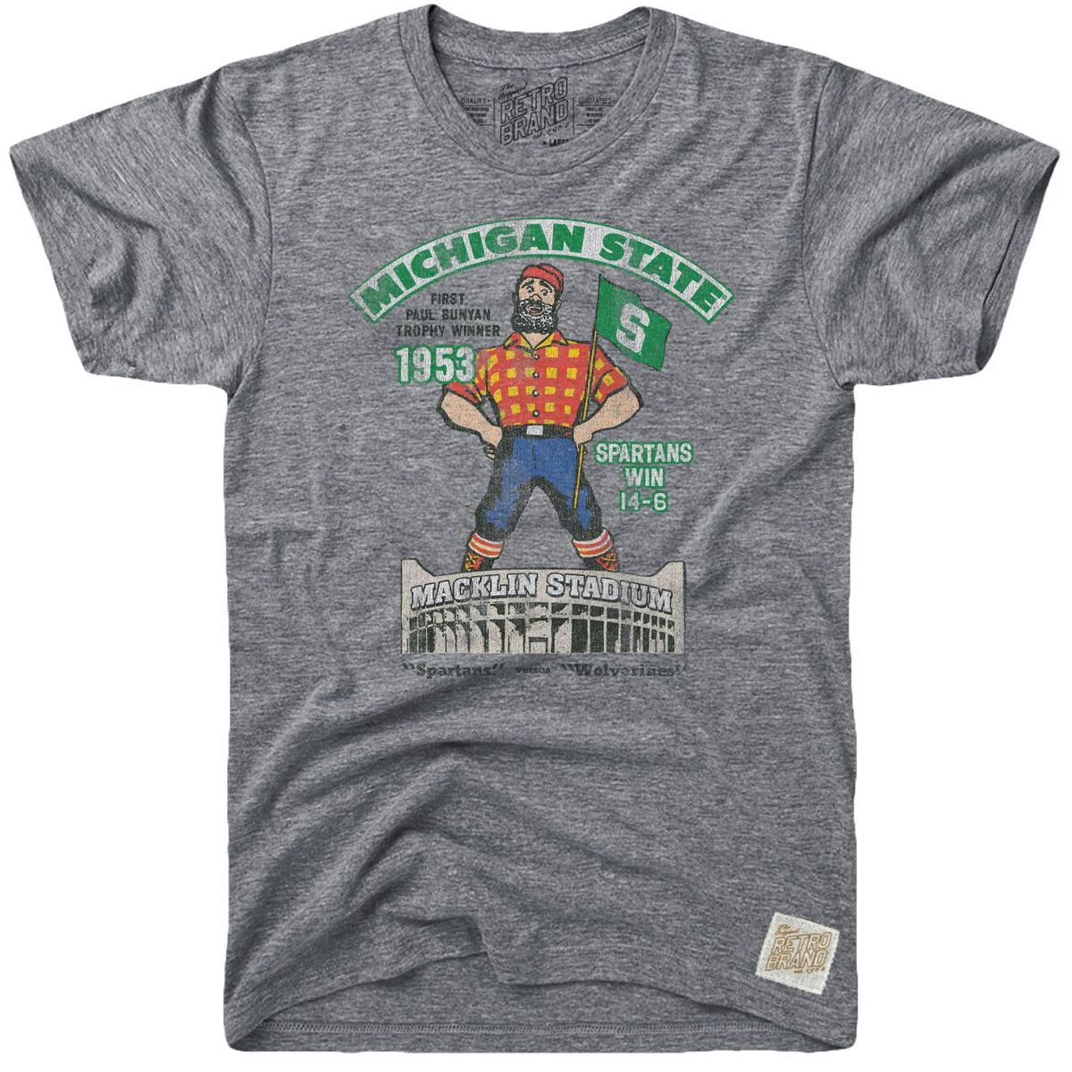 Michigan State 1953 Tri-Blend Unisex Tee