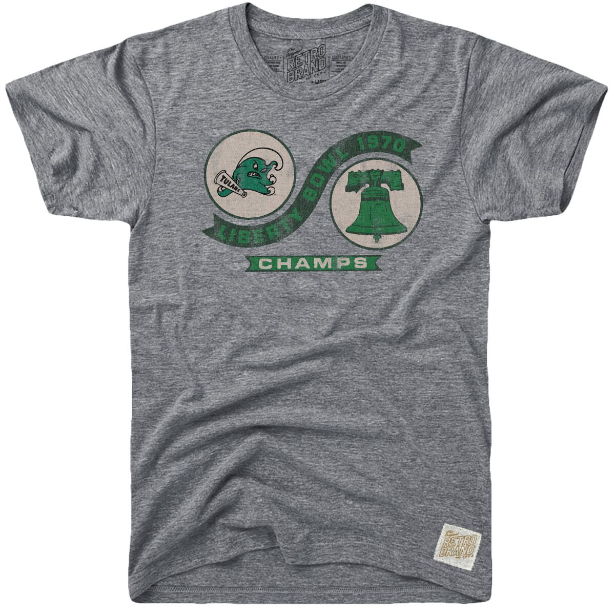 Tulane Liberty Bowl Tri-Blend Tee