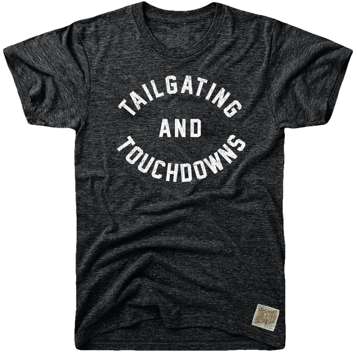 Tailgaiting and Touchdowns Tri-Blend Unisex Tee