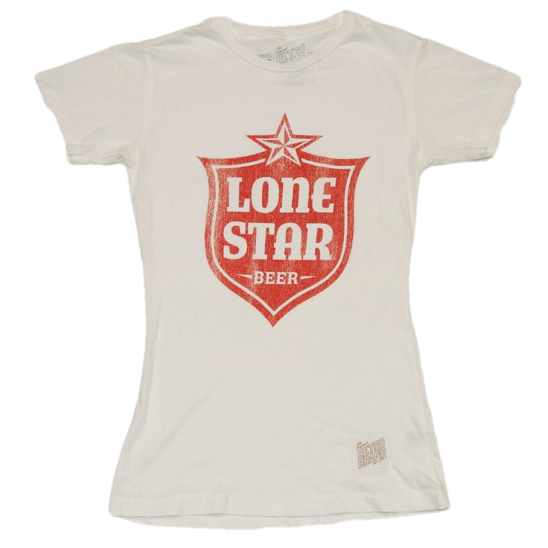 Lone Star Beer 100% Cotton Crew Neck Tee