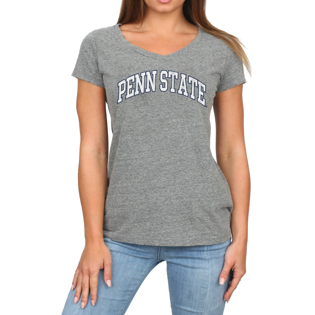 Penn State Tri-Blend V Neck Women's Tee