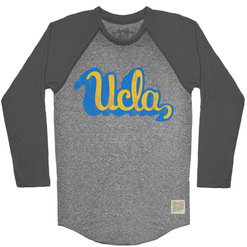 UCLA Bruins Tri-Blend Unisex Contrast Raglan