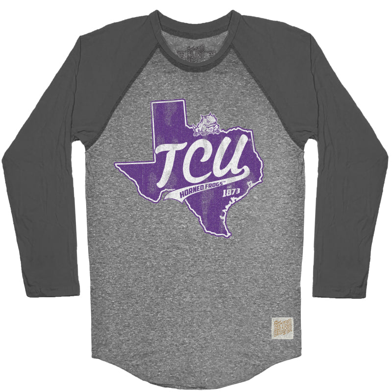 TCU Tri-Blend Unisex Contrast Raglan