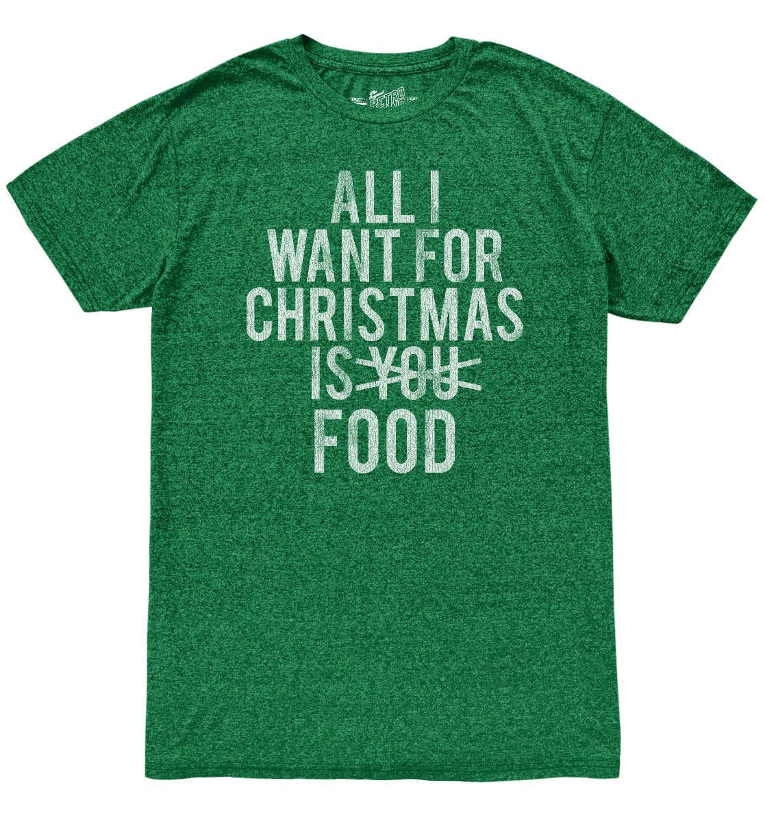 All I Want For Christmas is Food Mock Twist Tee