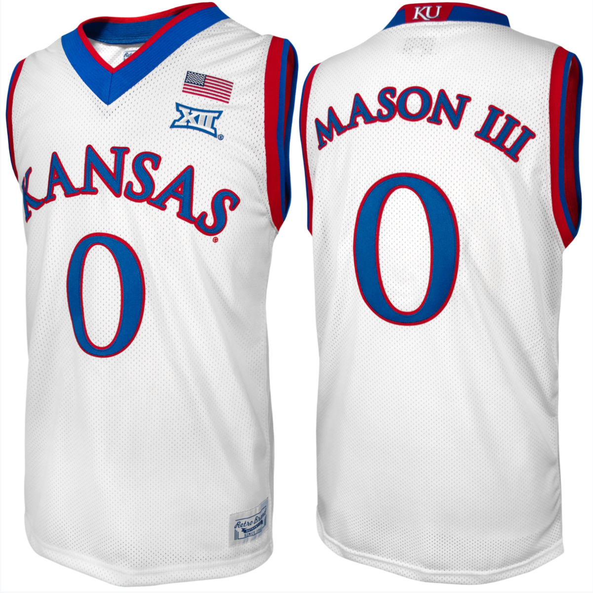 Kansas Jayhawks Frank Mason Throwback Jersey