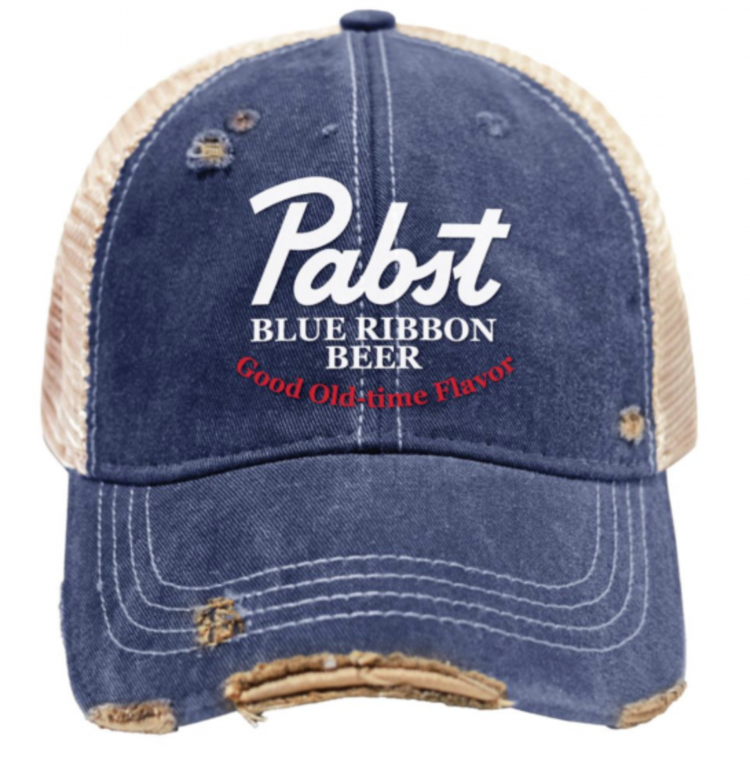 Pabst Blue Ribbon Snap Back Trucker Cap