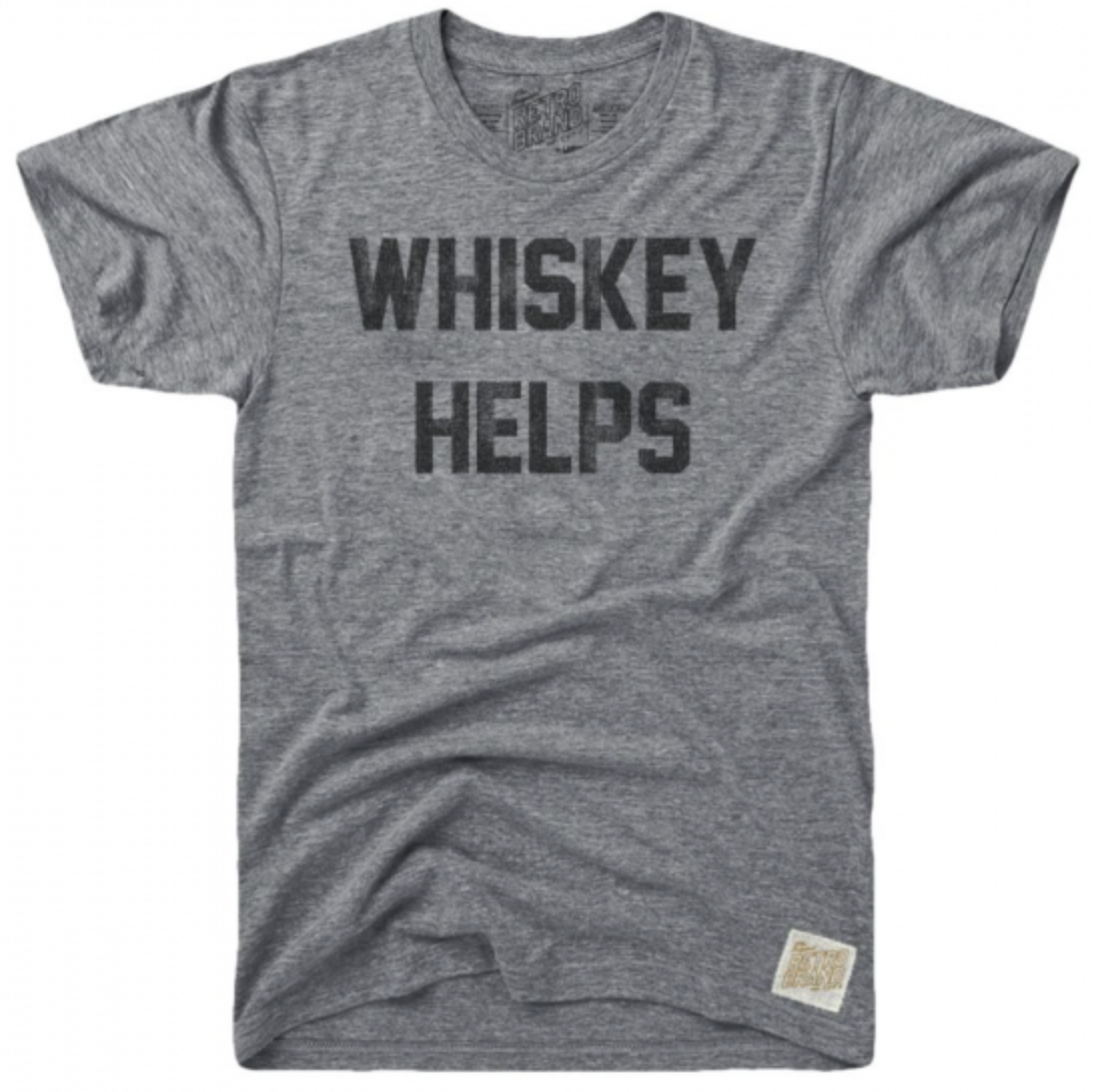 Whiskey Helps Tri-Blend Unisex Tee