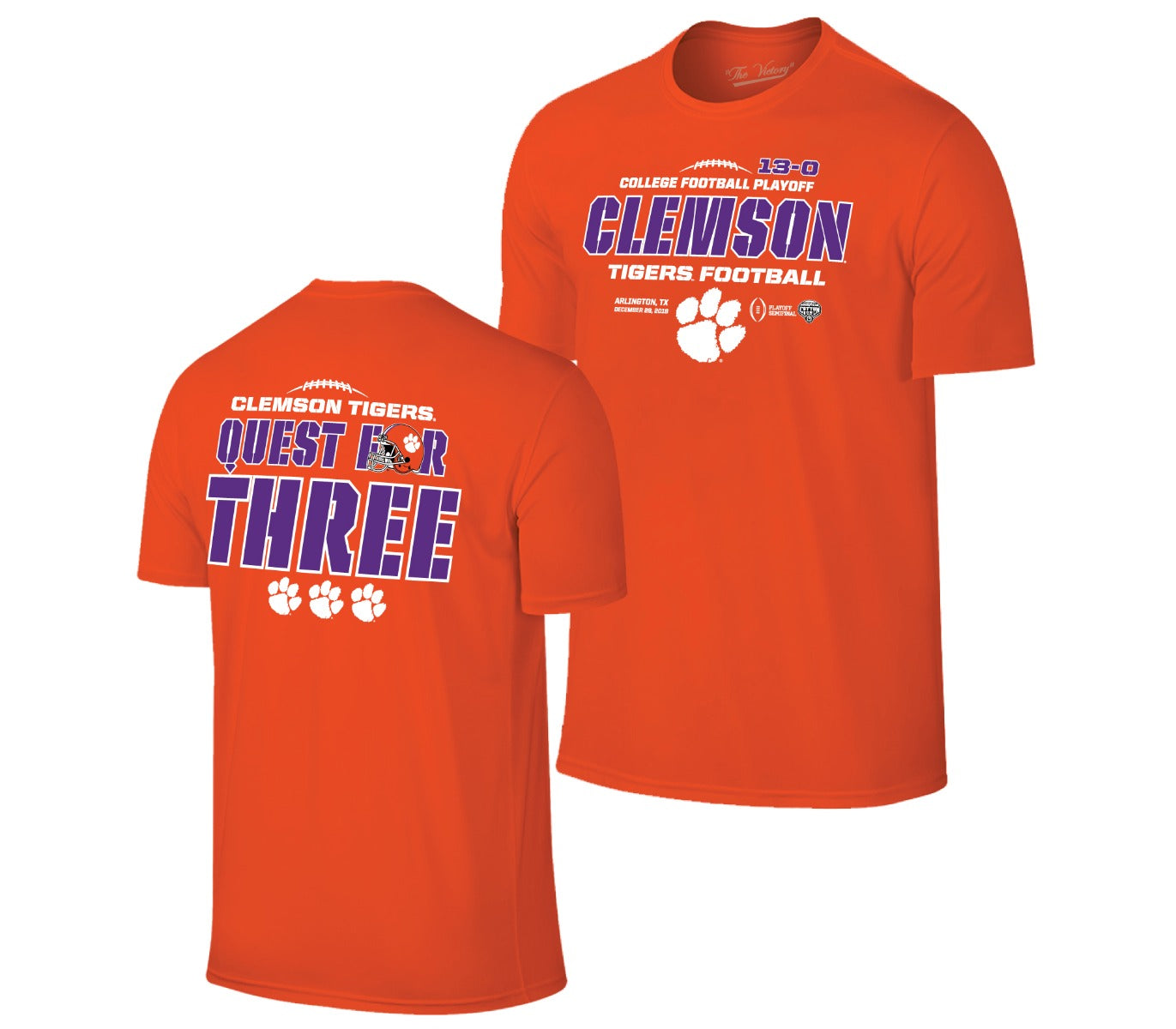 Clemson 2019 CFP Quest for Three Tee